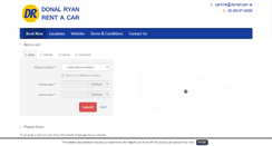 Desktop Screenshot of donalryanrentacar.com